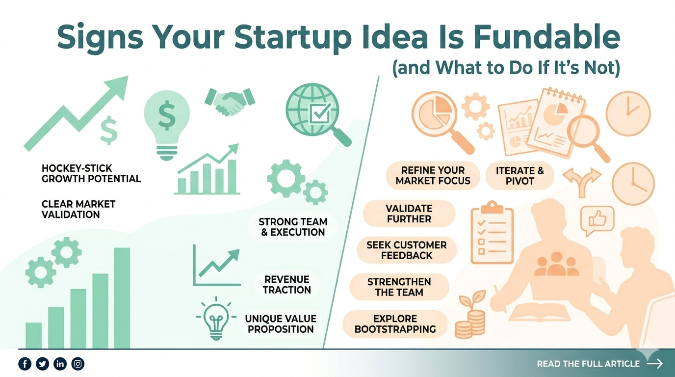 Signs Your Startup Idea Is Fundable(and What to Do If It’s Not)